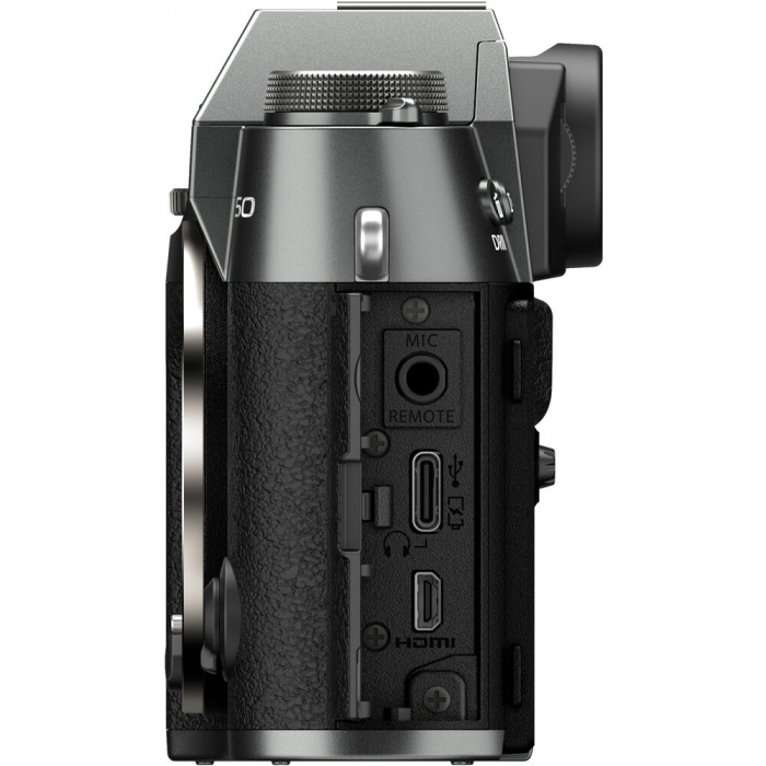 Fujifilm X-T50 - aparat foto mirrorless 40.2MP kit cu XC 15-45mm f/3.5-5.6 OIS (Charcoal Silver) [6]
