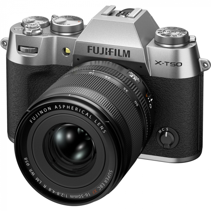 Fujifilm X-T50 - aparat foto mirrorless 40.2MP kit cu XF 16-50mm f/2.8-4.8 R LM (Argintiu) [8]