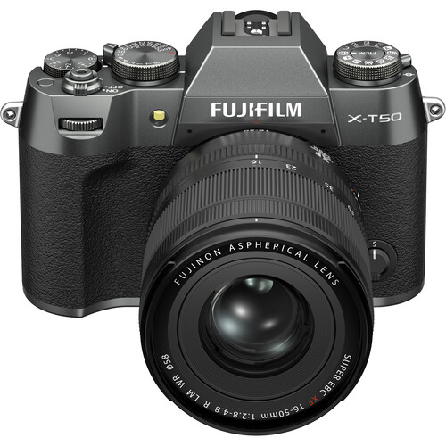 Fujifilm X-T50 - aparat foto mirrorless 40.2MP kit cu XF 16-50mm f/2.8-4.8 R LM (Charcoal Silver) [2]