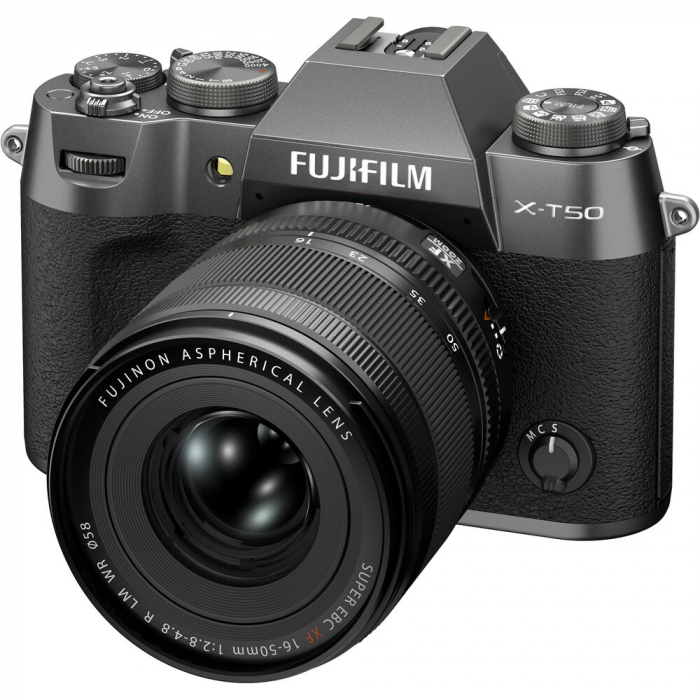 Fujifilm X-T50 - aparat foto mirrorless 40.2MP kit cu XF 16-50mm f/2.8-4.8 R LM (Charcoal Silver) [8]