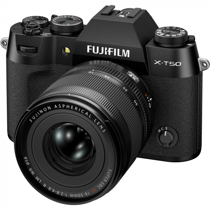 Fujifilm X-T50 - aparat foto mirrorless 40.2MP kit cu XF 16-50mm f/2.8-4.8 R LM (Negru) [8]