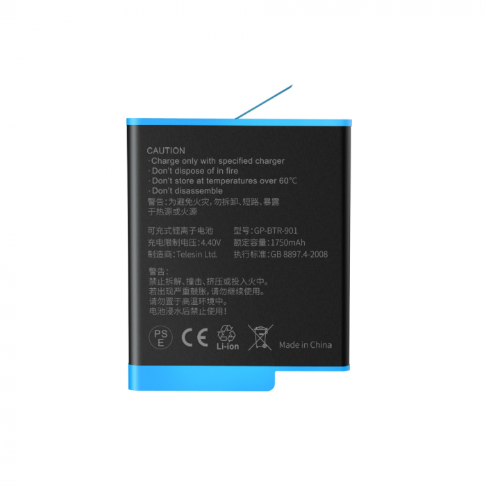 Acumulator GP-BTR-901 de 1750mAh pentru camera de actiune Gopro Hero 9 - GP-BTR-901 [9]
