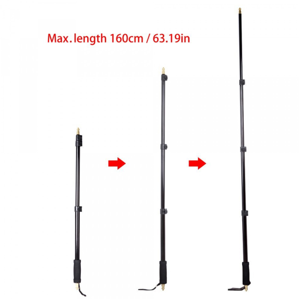 Godox AD-S13 55-160cm - brat boom portabill cu spigot filet 1/4 la ambele capete. [4]