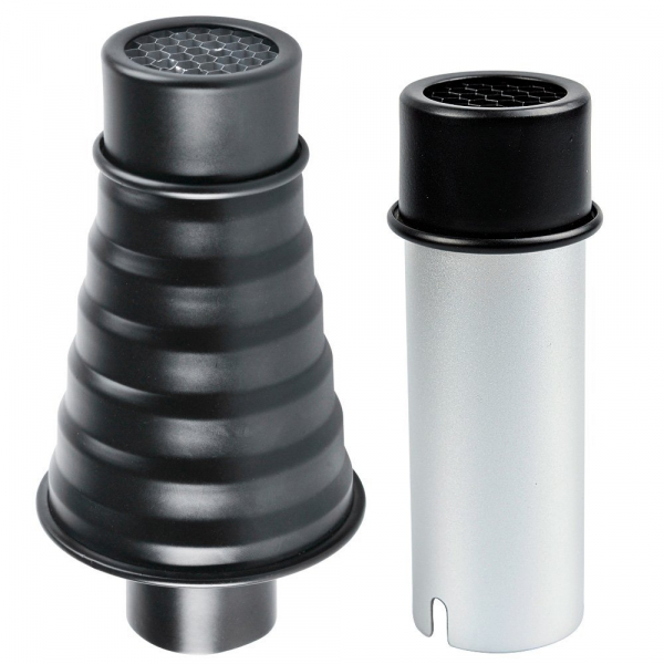 Godox AD-S9 Snoot cu Grid Honeycomb pentru Bliturile WITSTRO AD180/AD360 [3]
