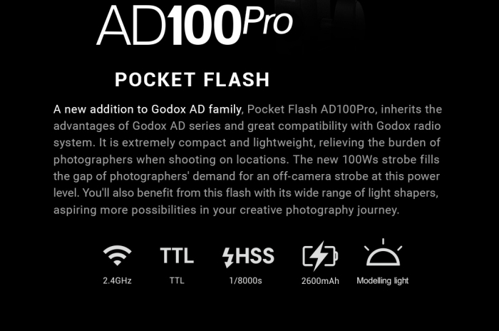 Godox AD100 - blitz portabil 100Ws [18]