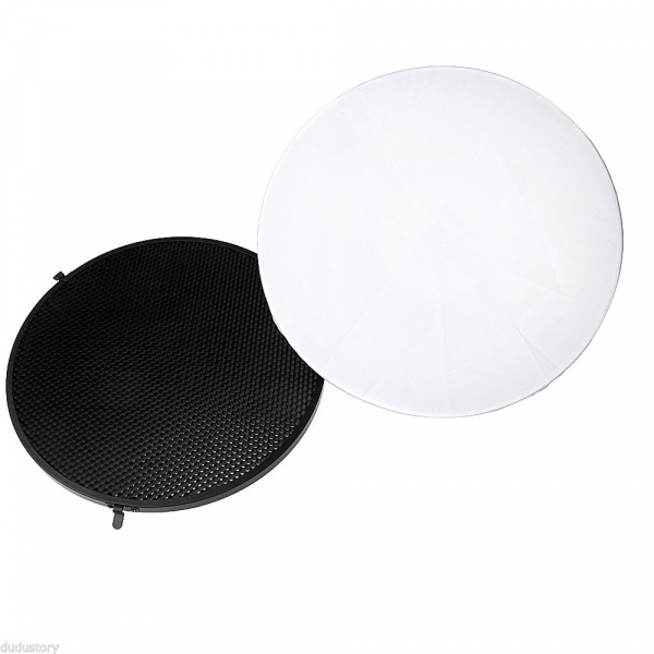 Godox Beauty Dish AD-S3 cu Grid AD-S4 pentru WITSTRO Speedlite Flash AD180/AD360 [2]