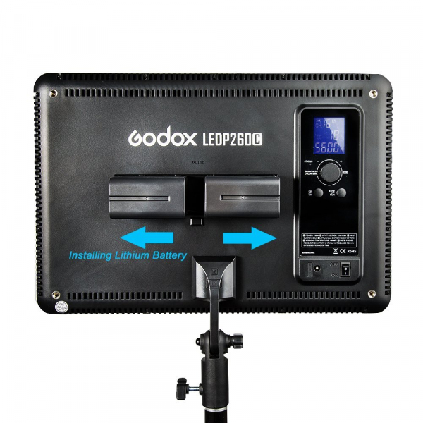 Godox LEDP260C- lampa video ultra slim [6]