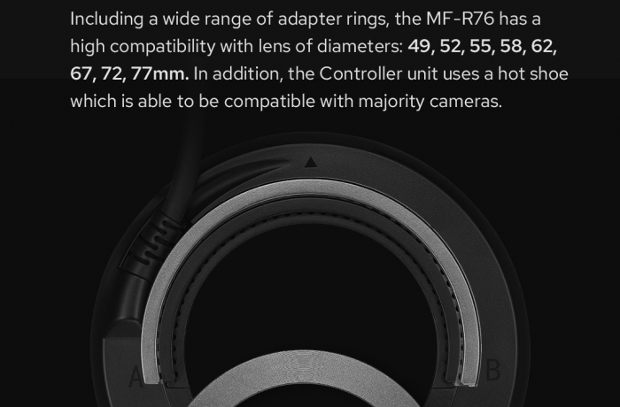 Godox MF-R76 Macro Ring Flash - Blitz Speedlite Circular Macro Universal [18]