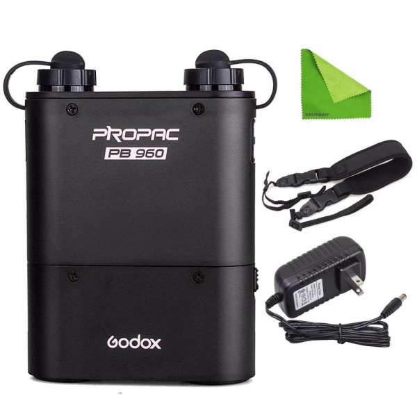 Godox PB960 4500mAh Battery Pack Dual pentru blitz-urile Hot Shoe - Nikon, Canon, Sony, Metz, Godox. [2]
