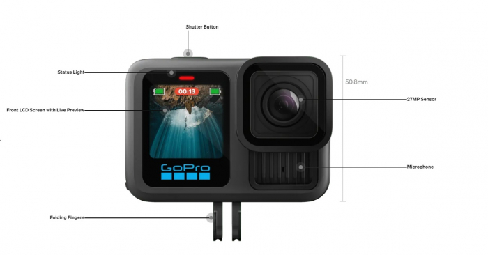 GoPro HERO13 Black Creator Edition  -  Camera de Actiune 5.3K [13]