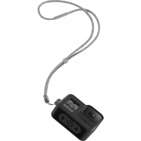 GoPro Sleeve + Lanyard AJSST-001 , husa de silicon + snur reglabil pentru HERO 8 , negru [6]