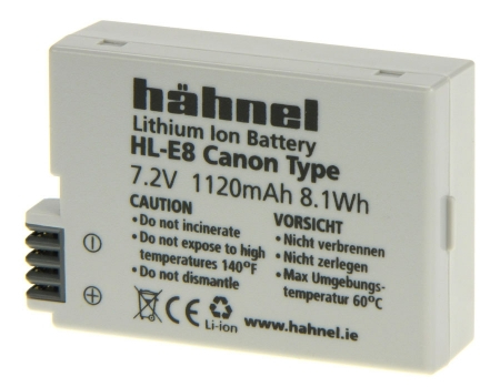 Hahnel HL-E8 - Acumulator replace tip Canon LP-E8 1120mAh [2]