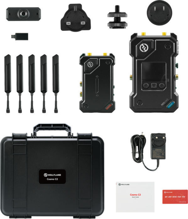 Hollyland COSMO C2 1 Transmitters/1 Receiver Kit - Transmisie wireless pentru producții cu o singură cameră [29]