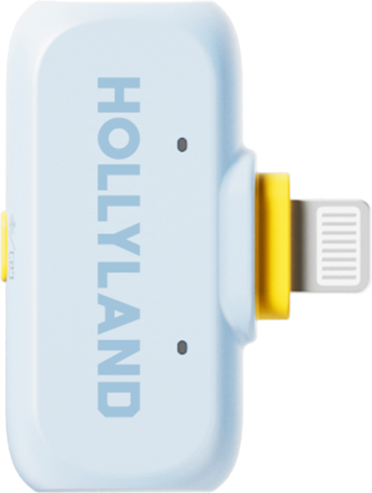 Hollyland LARK A1 Combo Sky Blue Sistem Microfon Wireless Lavaliera 2 Transmitatori TX Receptor USB-C Receptor Lightning [11]