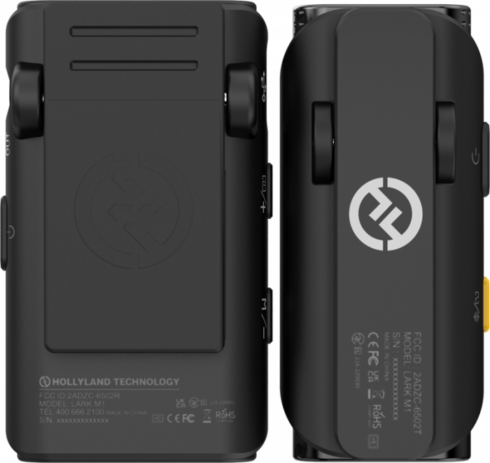 Lark M1 Solo 1 persoană (fără carcasă de încărcare) - Kit microfon digital tip lavaliera  -  reportofon pentru cameră și smartphone (2,4 GHz) [3]