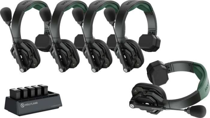 Hollyland Solidcom SE Pro- 5 Person Noise Cancelling Headset Intercom - sistem de interfon wireless full-duplex pentru 59 persoane, cu noise cancelling [29]