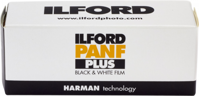 Ilford Pan F Plus 120 Film - Film alb-negru negativ,  ISO 50, 120mm, 10pozitii [2]