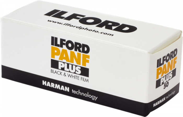 Ilford Pan F Plus 120 Film - Film alb-negru negativ,  ISO 50, 120mm, 10pozitii [3]