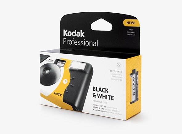 Kodak B&W Power Flash 27 - aparat foto de unica folosinta 27 cadre de 35 mm ALB/NEGRU ISO400 [2]