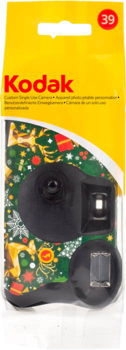 kodak-fun-saver-christmas-edition-39-exp-blitz.webp / Cameră foto de unică folosință Kodak Fun Saver, Ediție de Crăciun, cu design tematic și blitz integrat [1]