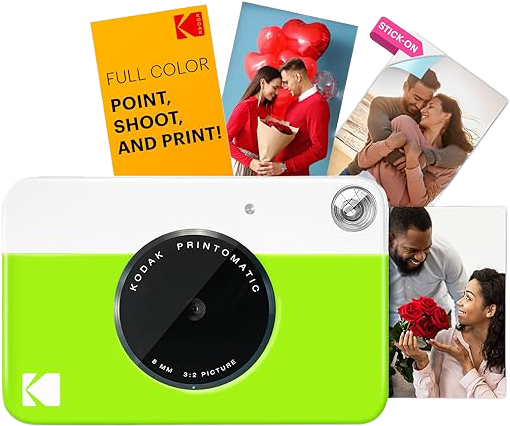 KODAK Printomatic Green – Cameră instant 5MP, print automat ZINK fără cerneală [29]
