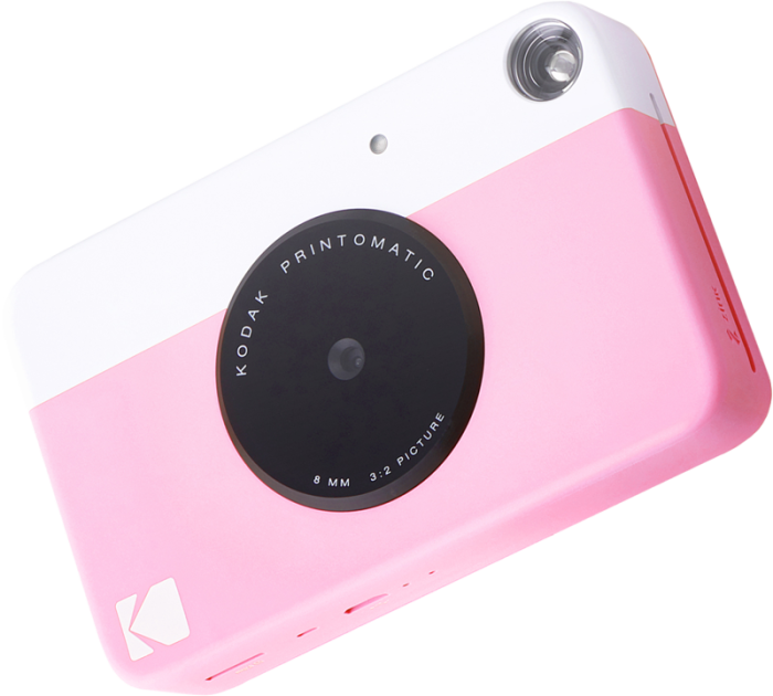 KODAK Printomatic Pink – Cameră instant 5MP, print automat ZINK fără cerneală [30]