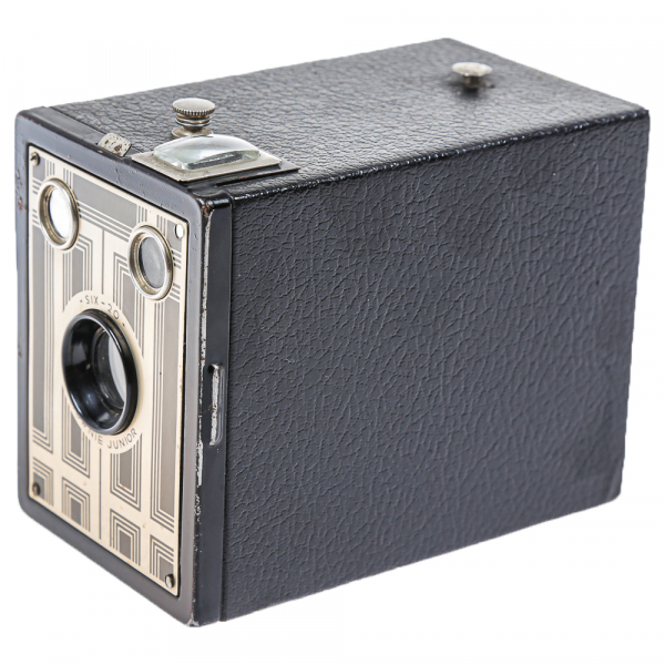 Kodak Six-20 Brownie Junior – Cameră box vintage cu design Art Deco, ideală pentru colecționari și pasionați de fotografie analog [7]