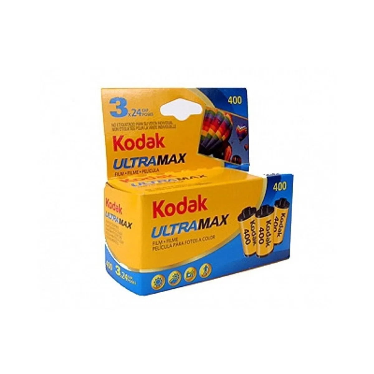 Kodak Ultra Max 400 - film negativ color ingust, pachet de 3 buc (ISO 400, 135-24) [1]