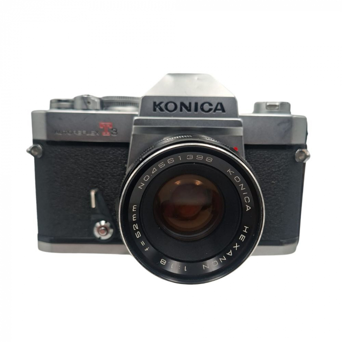 Konica Autoreflex T3 + Hexanon 52mm f/1.8 – Eleganță japoneză în fotografie analog [1]