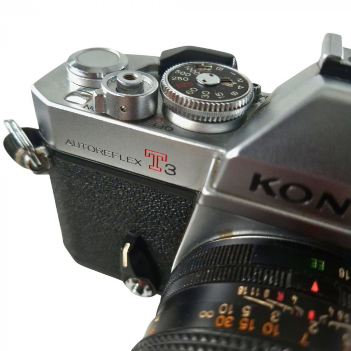 Konica Autoreflex T3 + Hexanon AR 50mm f/1.7 – Cameră Foto Pe Film 35mm, SLR Mecanică Japoneză [2]