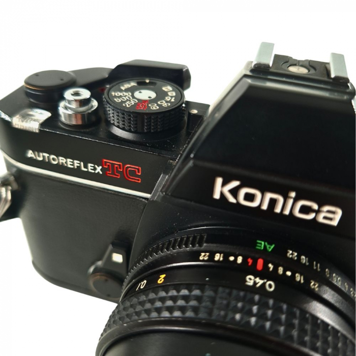 Konica Autoreflex TC + Hexanon AR 40mm f/1.8 – Cameră Foto Pe Film 35mm, Ușoară și Versatilă [2]