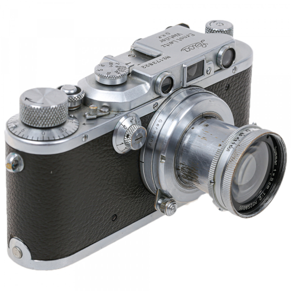Leica IIIa cu obiectiv Leitz Summar 50mm f/2 – Cameră telemetru clasică, fabricată în Germania [5]
