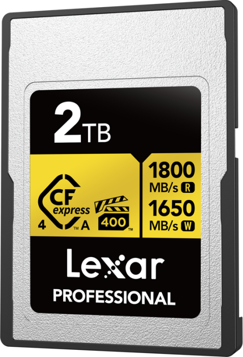 Lexar CFexpress 4.0 Pro Gold, VPG400/IP68, R1800/W1650/SW1400 (Type A) 2TB [7]