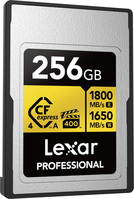 Lexar CFexpress 4.0 Pro Gold 256GB Type A card memorie profesional PCIe Gen 4 [3]