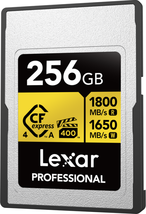 Lexar CFexpress 4.0 Pro Gold 256GB Type A card memorie profesional PCIe Gen 4 [4]