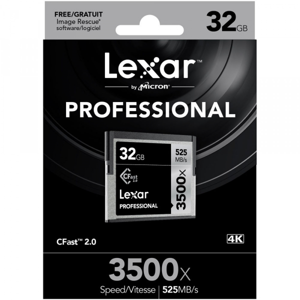 Lexar Professional CFast 2.0 32GB 525MB/s 3500X [2]