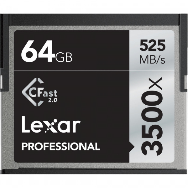 Lexar Professional CFast 2.0 64GB 525MB/s 3500X [1]