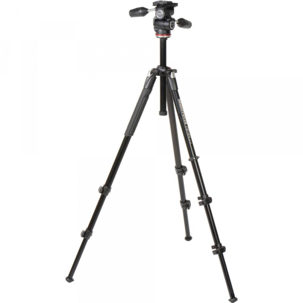Manfrotto 290 XTRA3-3W , kit trepied foto cu cap 3 way [2]