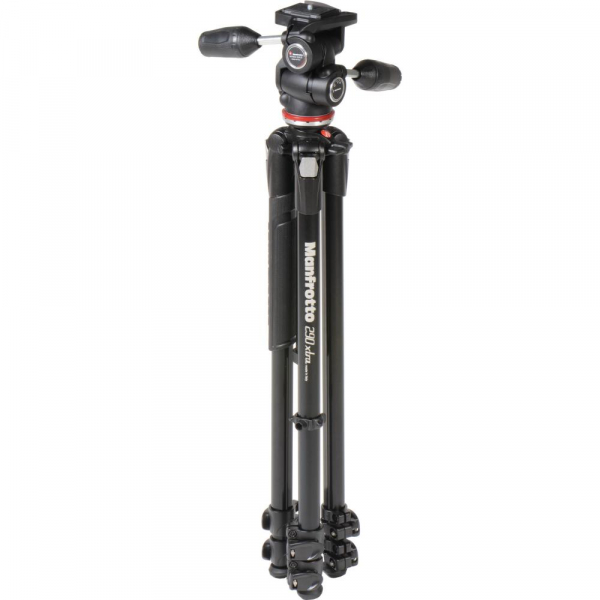 Manfrotto 290 XTRA3-3W , kit trepied foto cu cap 3 way [3]