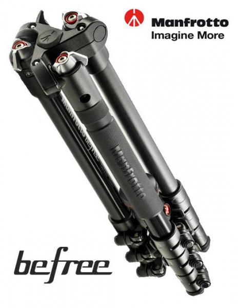 Manfrotto MKBFRA4-BH Befree negru - kit trepied foto cu  cap bila [2]