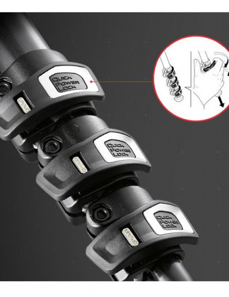 Manfrotto MT055XPRO3 - trepied foto cu 3 sectiuni [2]