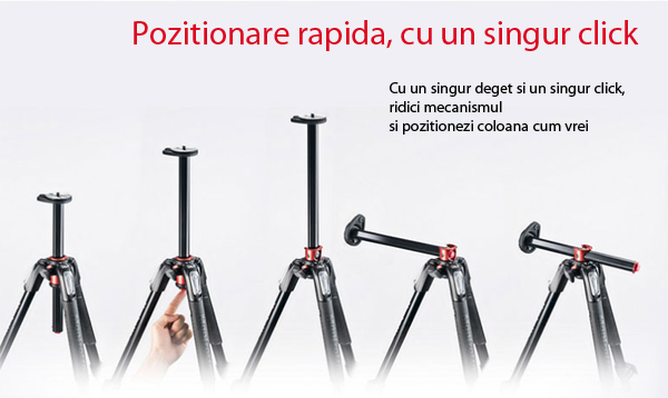 Manfrotto MT190XPRO4 - trepied foto cu 4 sectiuni [6]