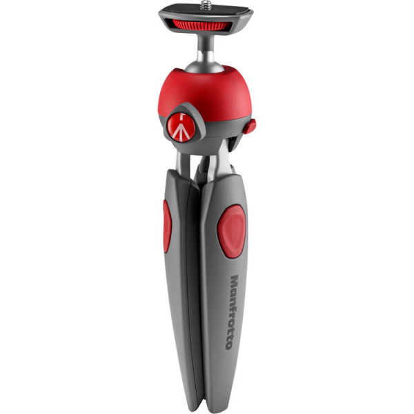 Manfrotto PIXI EVO minitrepied cu cap bila - rosu [3]