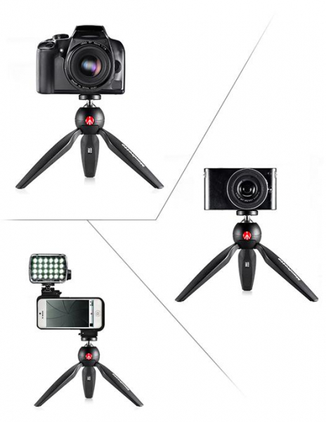 Manfrotto PIXI minitrepied cu cap bila - negru [3]
