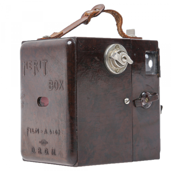 Merit Box 4,5x6cm – Cameră vintage de colecție din bakelită, produsă în Germania în 1933 [7]