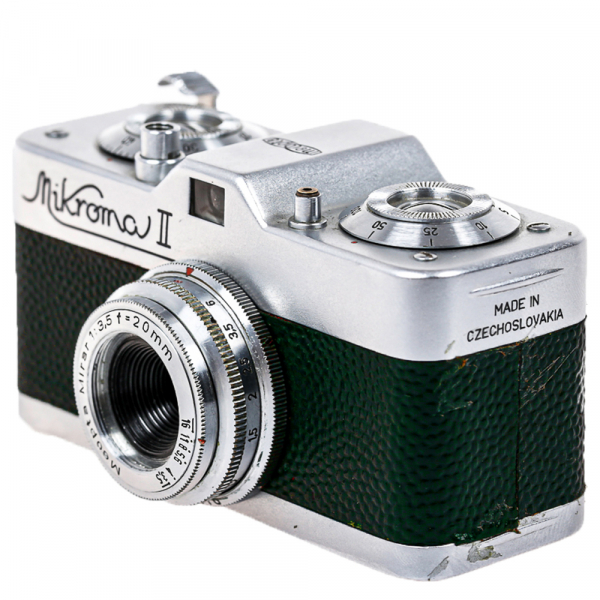 Mikroma II – Cameră foto subminiaturală vintage 16mm, fabricată în Cehoslovacia [5]