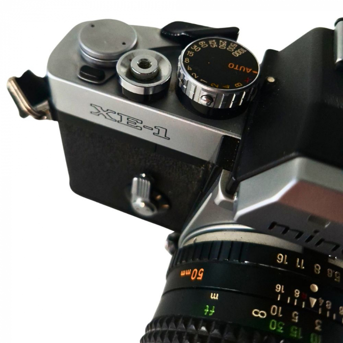 Minolta XE-1 + MC Rokkor-X PG 50mm f/1.4 – Cameră Foto Pe Film 35mm, Design Japonez Clasic [2]