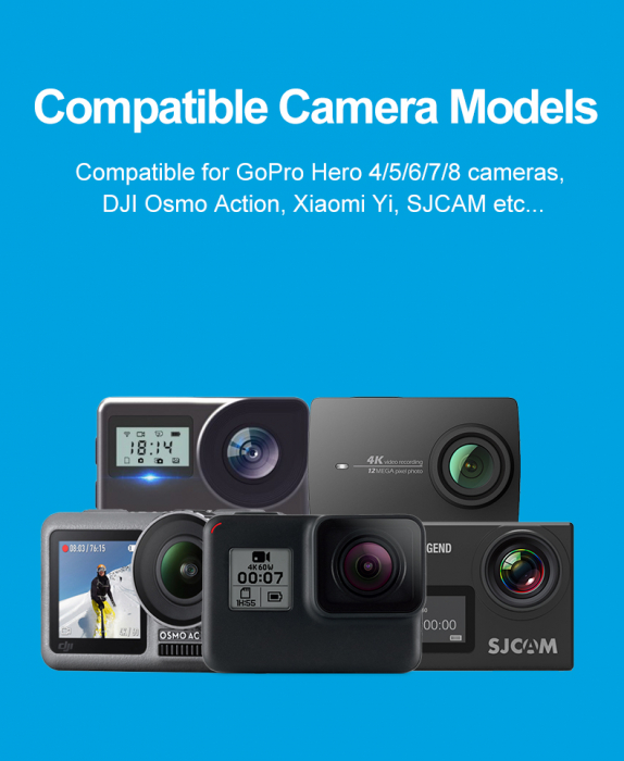 Selfie Stick din fibra de carbon 0.9M pentru Gopro - GP-MNP-90D [8]