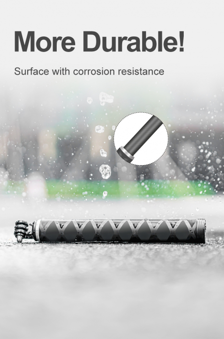 Selfie Stick din fibra de carbon 0.9M pentru Gopro (cu 3 picioare) - GP-MNP-90T [5]