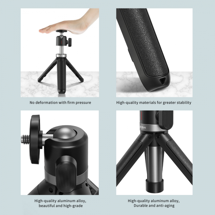 Mini trepied cu selfie stick pentru telefoane mobile și camere DSLR - GP-MNP-091-W [5]